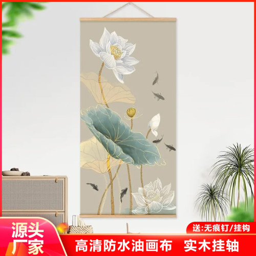 新中式玄关挂画装饰画
