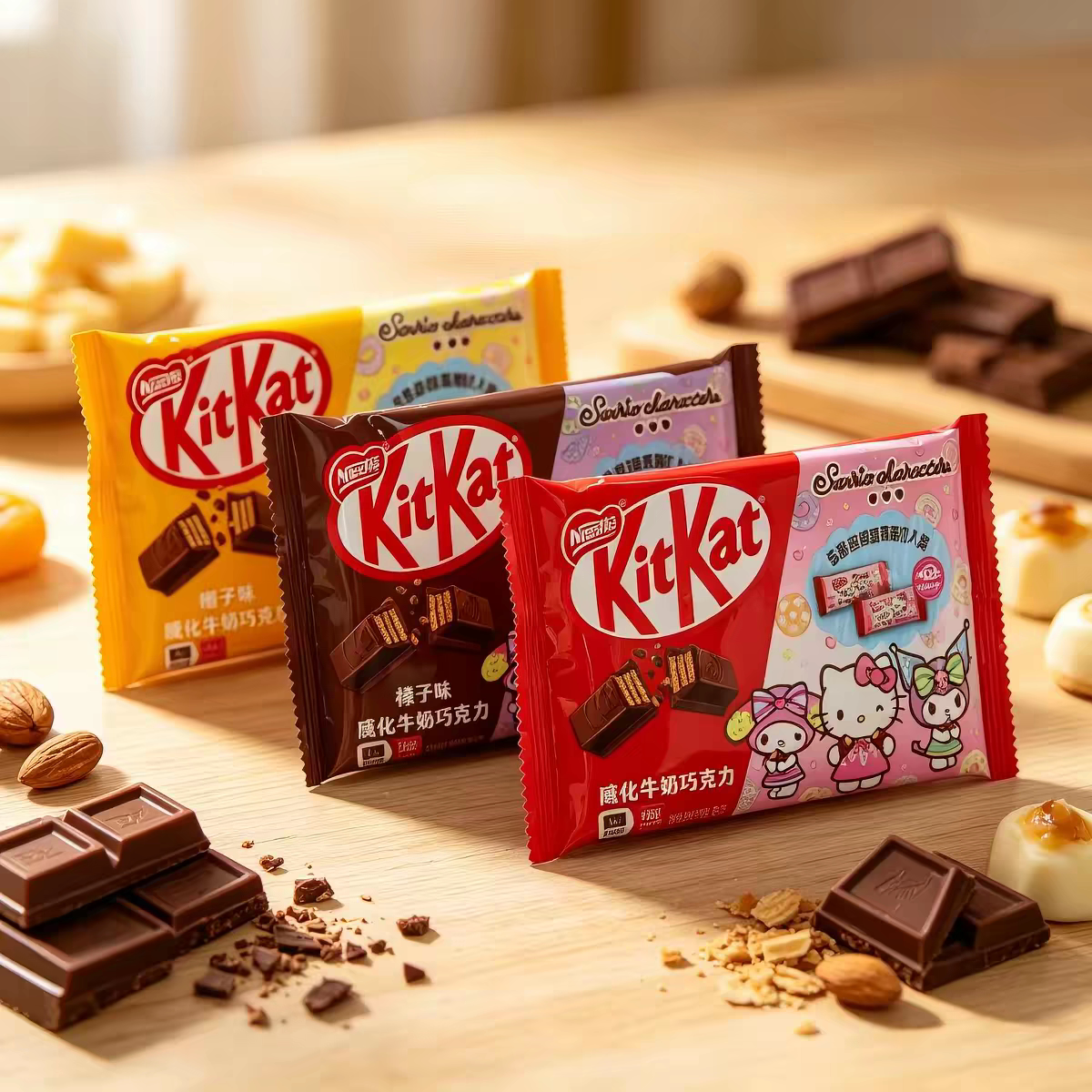 临期特价 KitKat雀巢威化饼干巧克力夹心榛子味多口味组合装36g