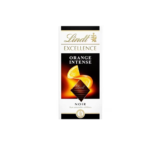 临期清仓  Lindt/法国进口瑞士莲特醇橙先黑巧克力排块100g送女友