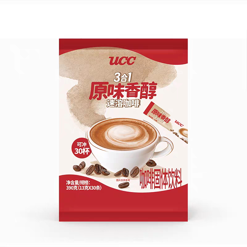 临期特价 马来西亚进口UCC三合一速溶咖啡原味香醇390克咖啡冲饮