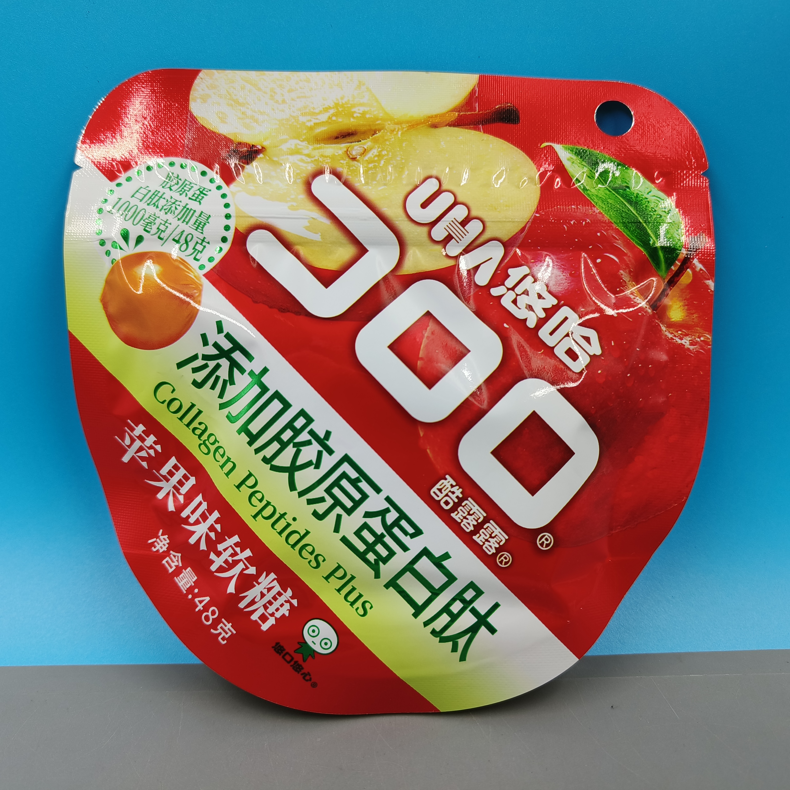 临期特价UHA悠哈48g酷露露果汁软糖苹果味觉糖果休闲零食喜糖