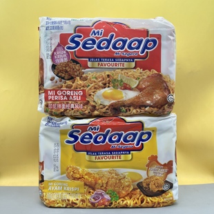 辉英喜达 炸鸡劲辣风味方便面5连包懒人方便速食泡面 印尼拌面经典