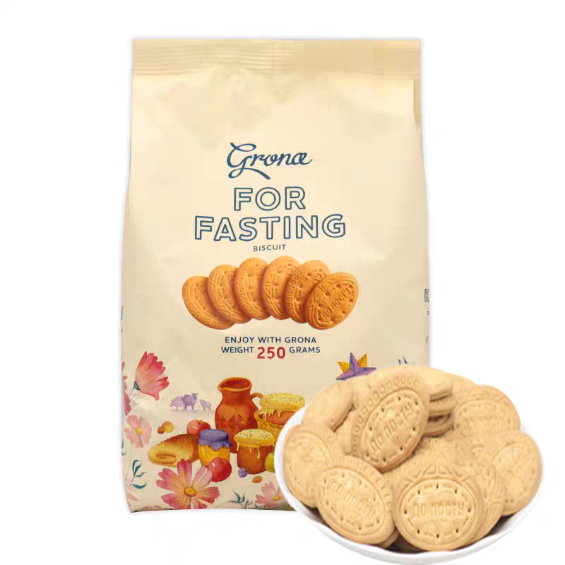 临期 乌克兰进口格兰娜原味动物饼干250g休闲零食小吃下午茶点心