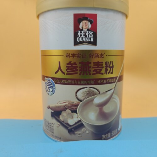 临期特价桂格即食人参燕麦片500g灌冲调谷物制品纯燕麦片早餐健康