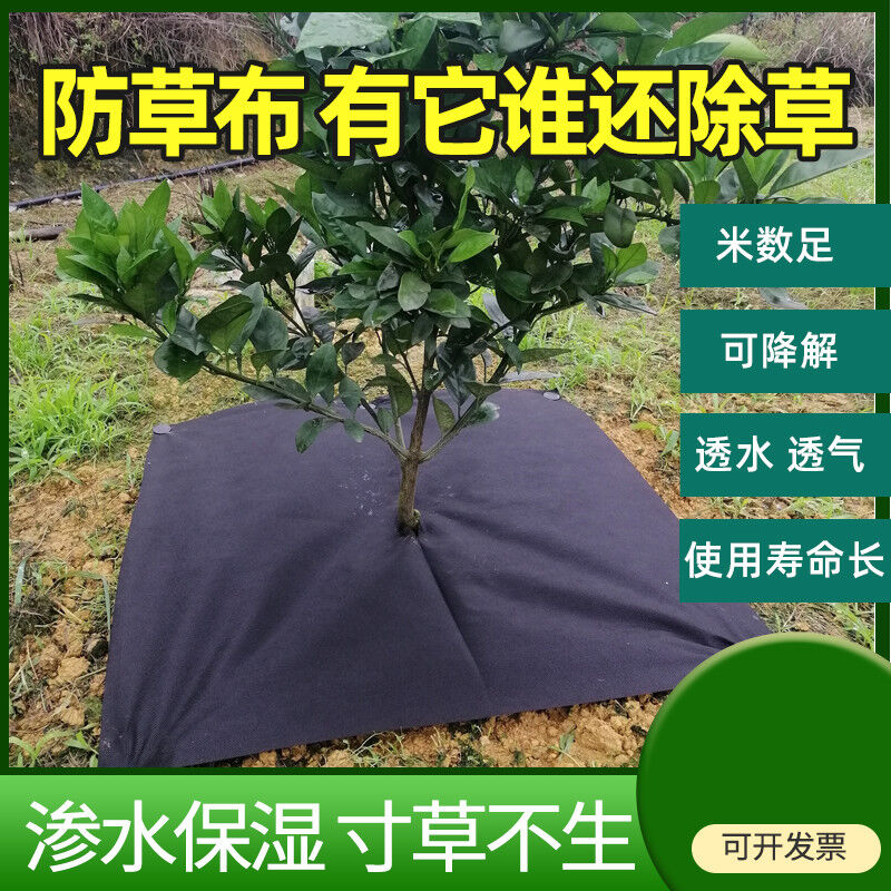 防草布除草布农用保湿果树果园盖草布槟榔除草地布耐用遮草地膜11 农机/农具/农膜 农用防草地布/除草布 原图主图