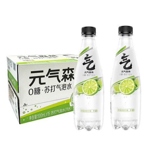 元气森林无甜苏打气泡水500ml
