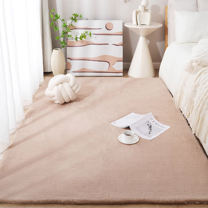 客厅卧室床边地毯少女