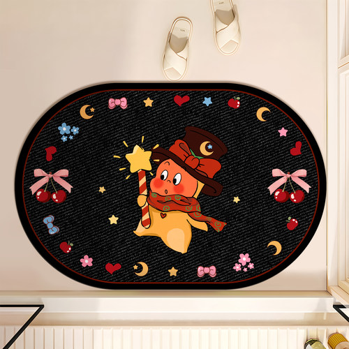 星星人硅藻泥浴室专用吸水速干脚垫地毯防滑软垫家用卫生间地垫