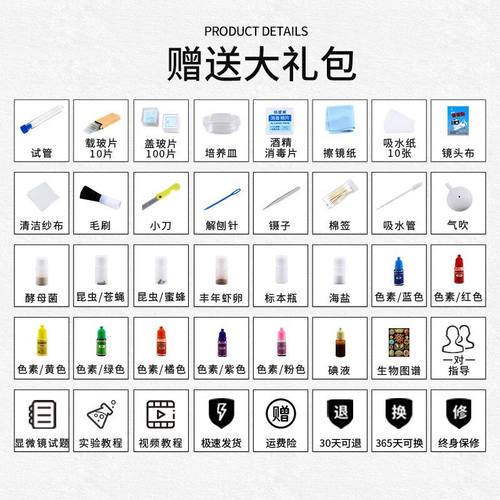 麦诺恩Minorn双目光学显微镜60000高倍生物科学实验初中学生可看
