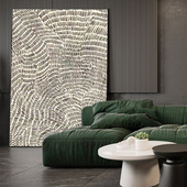 简约现代北欧客厅纯手绘抽象肌理创意立体装 饰画艺术抽象落地油画