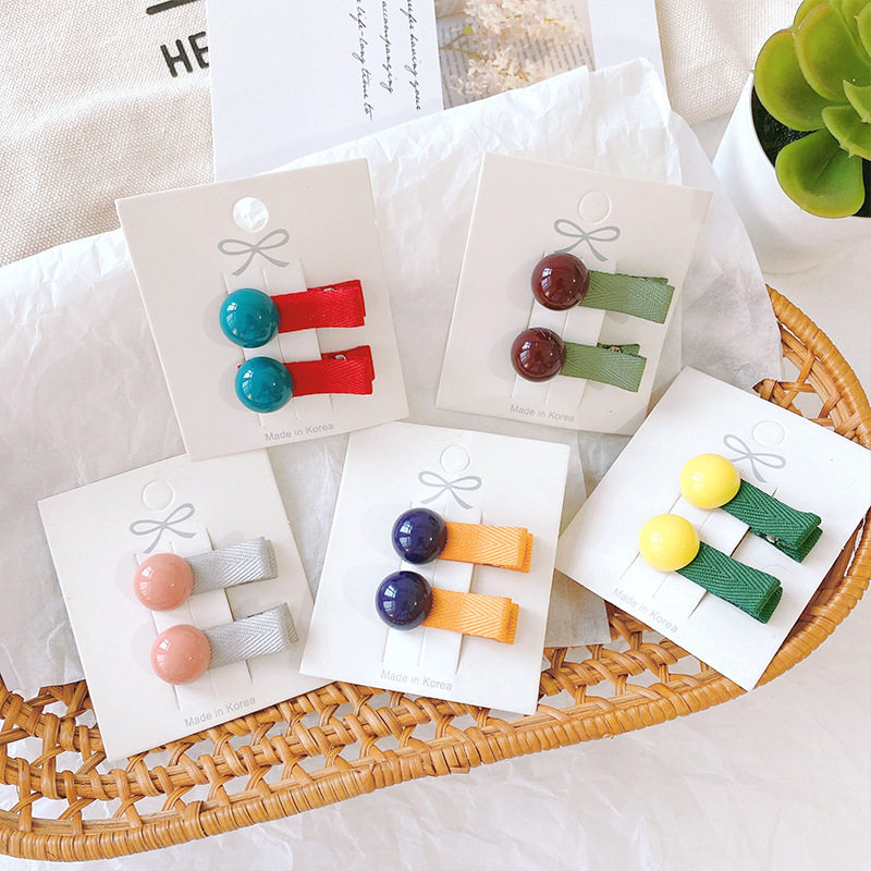 韩国儿童发饰发夹bb夹女童宝宝碎发边夹可爱婴幼儿夹子糖果色发卡