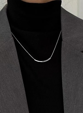 微笑笑脸项链女ins酷潮个性