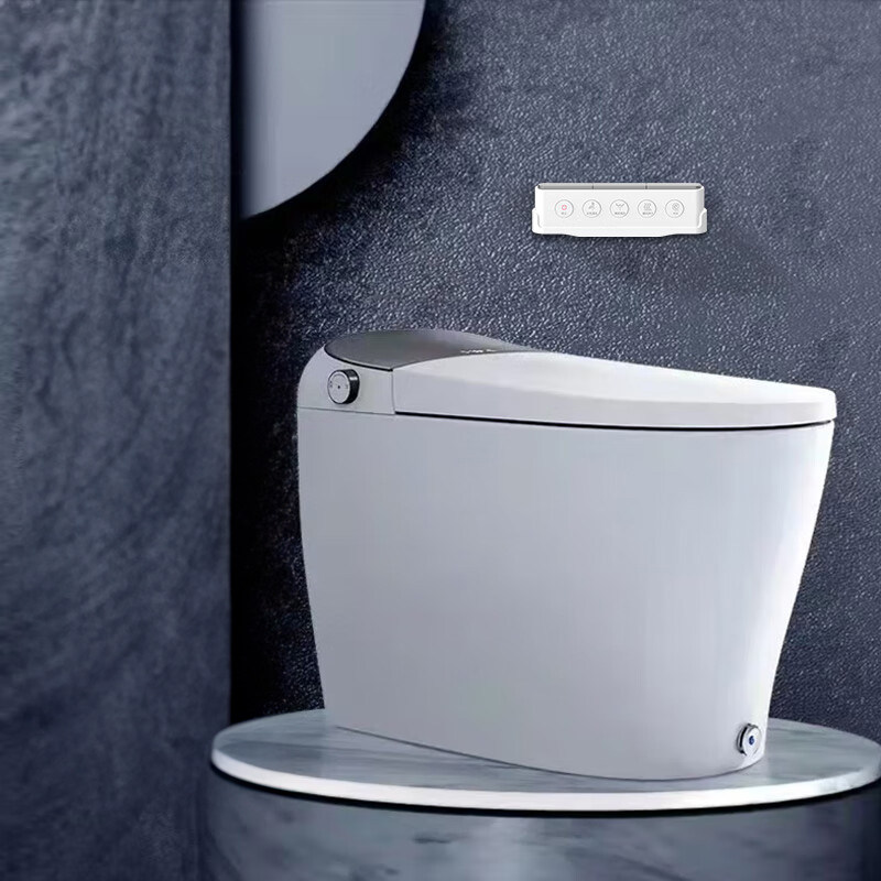 京东京造黑鲸智能马桶一体式家用全自动除臭抗菌烘干虹吸式坐便器