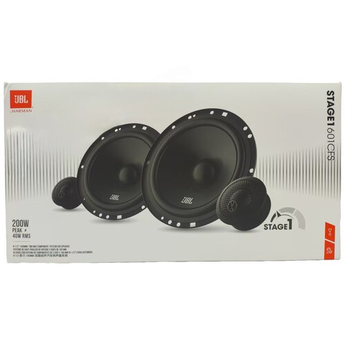 JBL音响 STAGE1 601CFS正品 200W功率 6.5英寸双路组件汽车喇叭