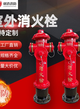 定制消防栓厂家室外地上式消防栓SS100/65-1.6消火栓消防器材直供