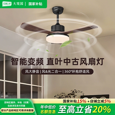 2025新款餐厅吊扇灯客厅灯卧室书