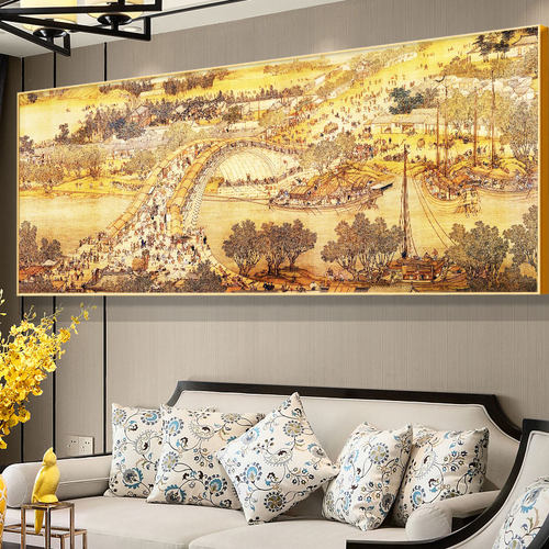 蒂彩清明上河图满钻中国风钻石画