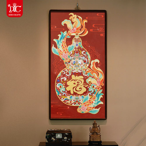 蒂彩双鱼聚福手工钻石画新品首发