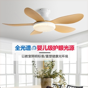 餐厅客扇一体大风力变频吊扇灯厅家用灯 北欧吸顶风扇灯2025年新款