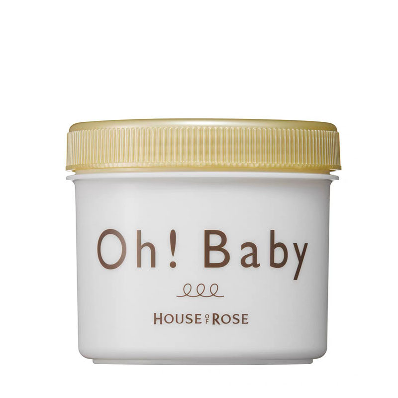 保税 日本 House of rose/玫瑰屋Ohbaby白玫瑰磨砂膏身体乳沐浴露