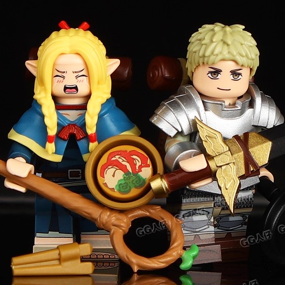 适用于乐高动漫迷宫饭玛露西尔莱奥斯舌尖上的地下城周边手办人仔