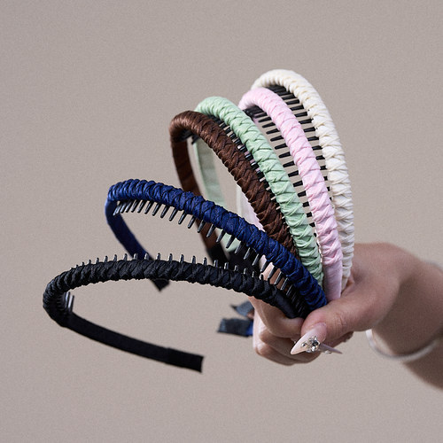 发箍简约外出百搭带齿防滑多色