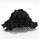 轻奢金标褶皱云朵抓夹女高级感2025新款 后脑勺盘发发夹鲨鱼夹头饰