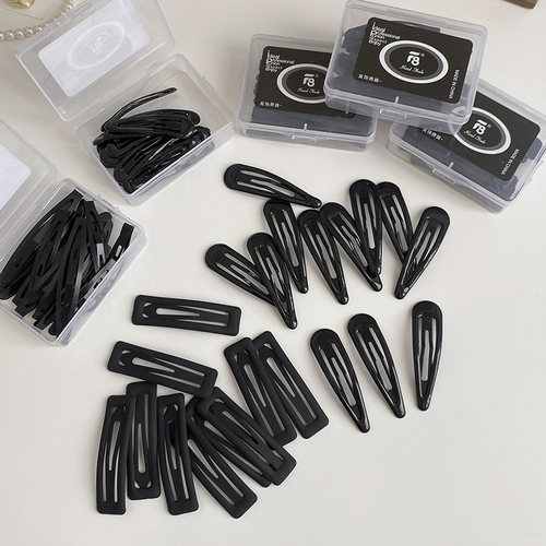 发夹边夹简约百搭多款式收纳盒装