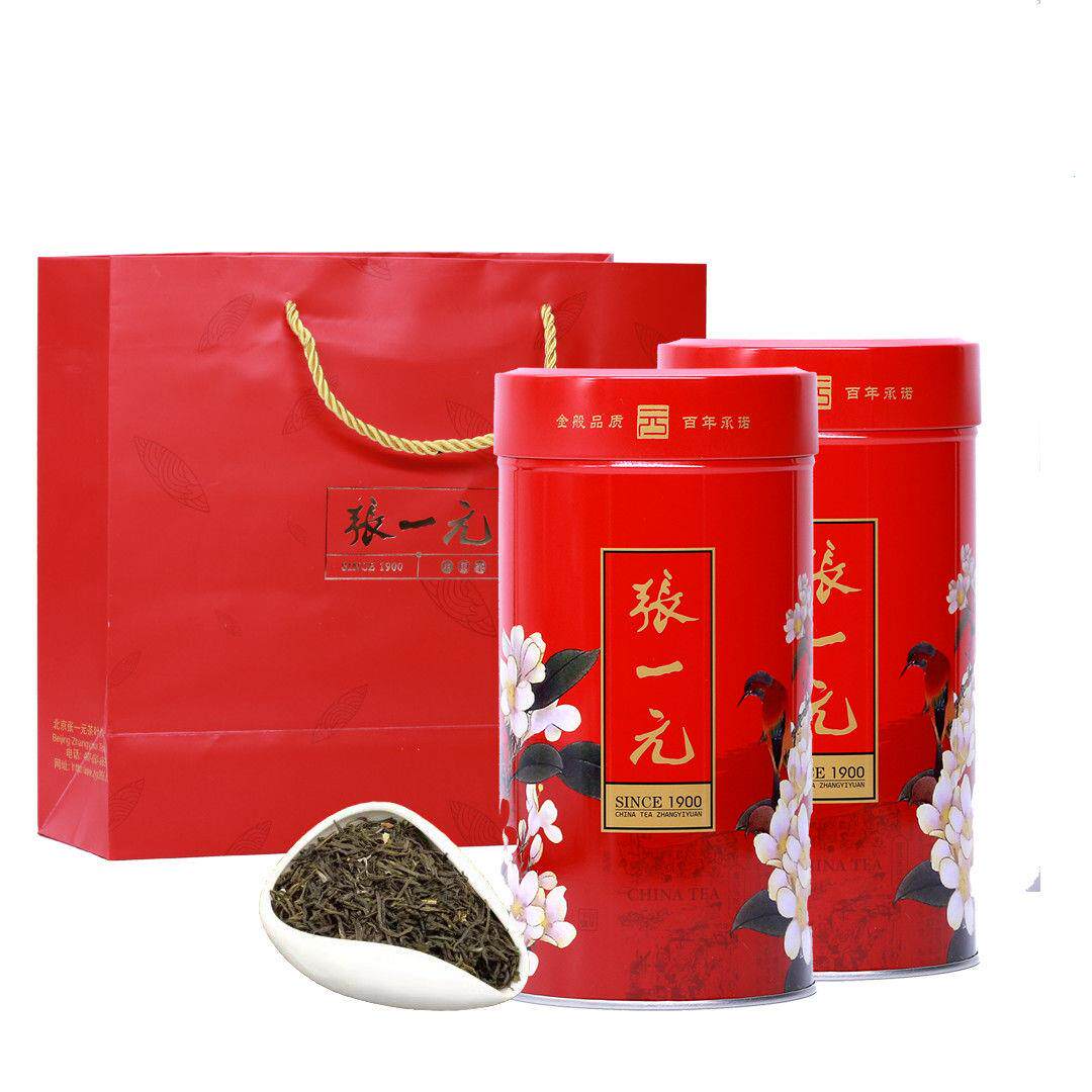 张一元官方旗舰店官网老北京张一元茶庄门店浓香耐泡新茶桶装实惠