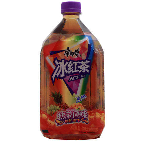 康师傅官方旗舰店正品饮料1l装热带冰红茶夏季饮品果味饮料包邮