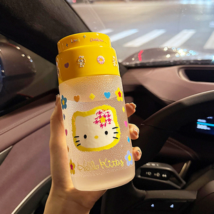 冷萃冷泡杯子外出便携大容量摇摇杯冰箱冷藏冷水壶花茶杯 漂亮水