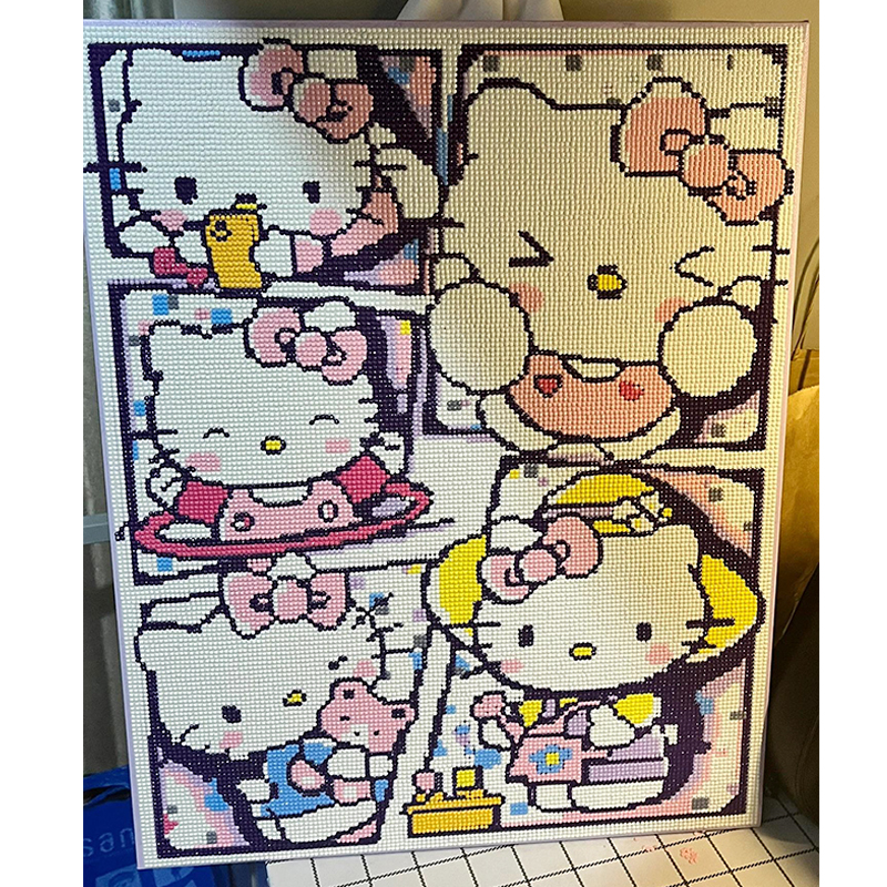 HelloKitty钻石画大尺寸凯蒂猫