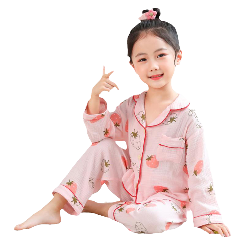 儿童薄款纯棉睡衣女孩子家居服
