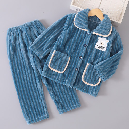 儿童法兰绒秋冬季更保暖