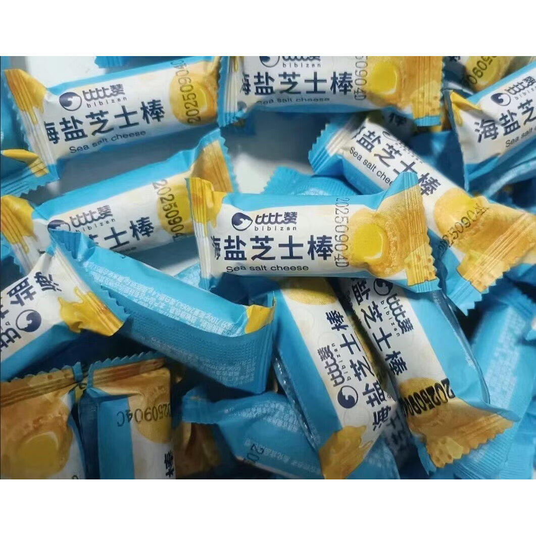 比比赞海盐芝士棒夹心米棒糙米卷饼干网红办公室休闲儿童零食整箱