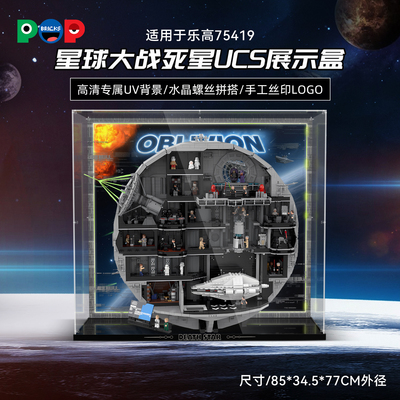 适用75419星球大战死星UCS展示盒
