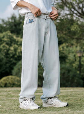 MindError ME 2nd Skate Jeans 小象二代刺绣水洗直筒滑板牛仔裤