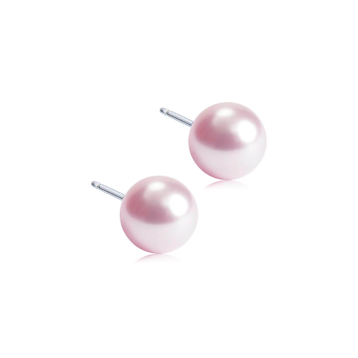 耳钉BLOMDAHL天然钛水晶珍珠