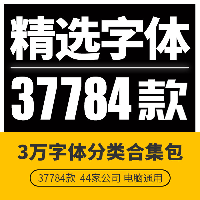 电脑字体安装包 word wp平面广告设计