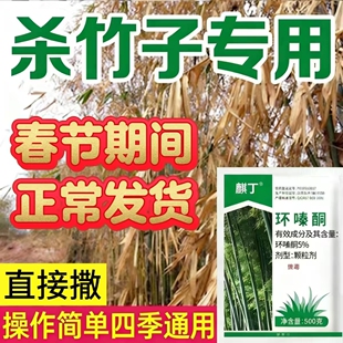 环嗪哃烂根除大竹子专用药正品环秦泰酮铜除草烂根剂一扫光竹子药