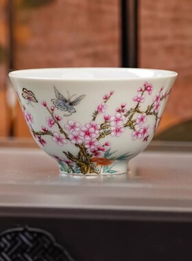 溢珍堂 | 梅花直口杯 容量60ml 景德镇陶瓷