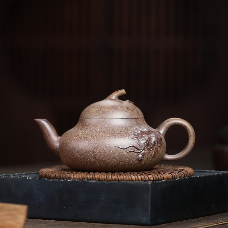 大吉羊柴烧 宜兴壶茶壶茶具 本山绿泥福禄万代170ml徐雅,餐饮具,茶壶,淘宝优惠券,粉丝福利购,淘宝优惠卷