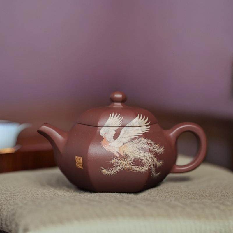 ZH-0074【六方知韵】大拍陶手朱浩 手制茶具 200cc 紫泥,餐饮具,茶壶,淘宝优惠券,粉丝福利购,淘宝优惠卷