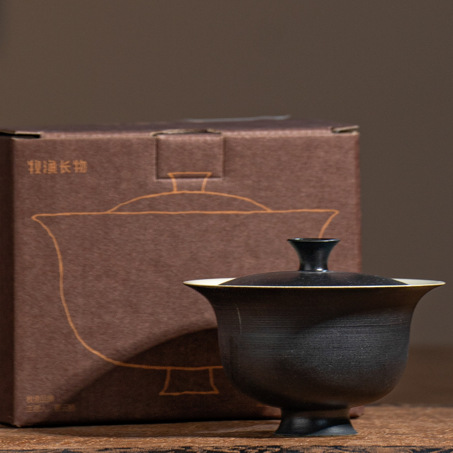 瓷泡泡景德镇陶瓷阑夜手作茶杯一人饮泡茶具单个高端高档三才盖碗图片