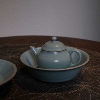饮古观青小潘梨壶景德镇茶具