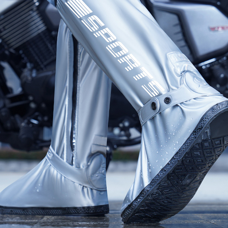 雨鞋男女款雨天鞋套防水外穿雨鞋套防滑加厚耐磨雨靴矽胶高筒水鞋