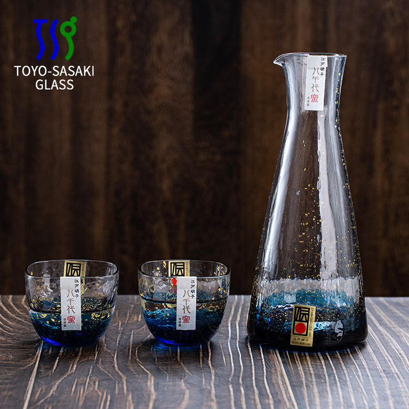 日本进口东洋佐佐木八千代星空清酒杯分酒壶品茗杯小茶杯礼物礼品