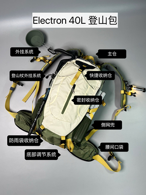 Electron40L可拆卸式双肩背包