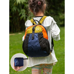 杉木山装儿童背包可折叠小双肩包单肩挎包胸包多功能亲子防水户外