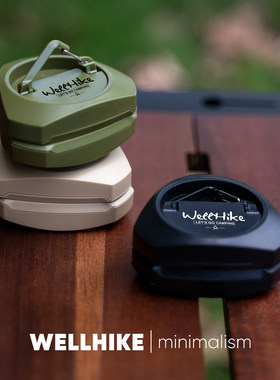 WELLHIKE户外三角强力磁吸扣多功能露营1/4接口 不伤天幕帐篷挂钩